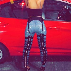 Garter/Jean Straps Belt